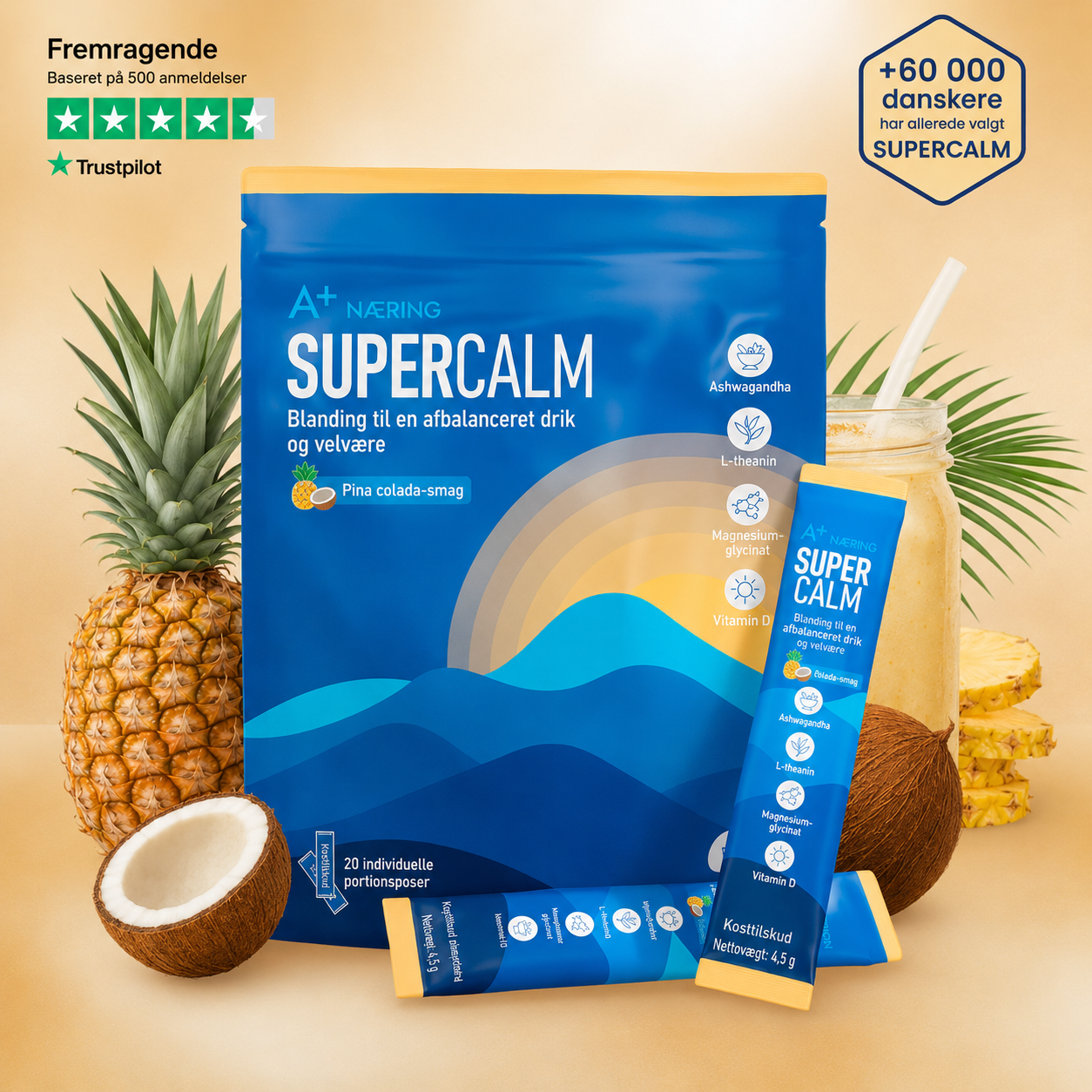 SuperCalm – Hindbær Lemonade