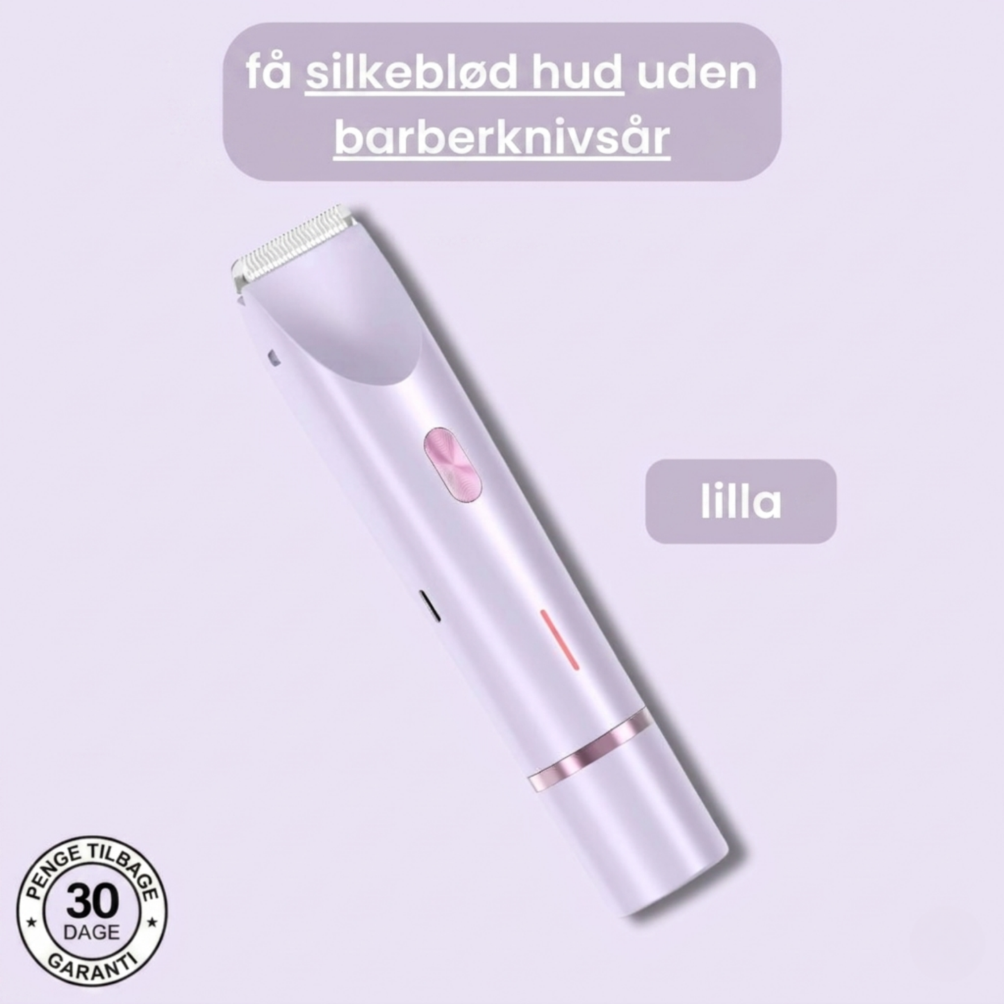GlowShave™ – 2-i-1 bodyshaver til kvinder