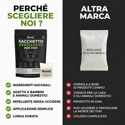 Sacchetti Repellenti per Roditori